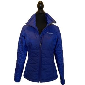 Womens Columbia Size XS Omni-Heat Blue Coat